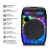 IQ Sound CYBER FLEX8 8-Inch Portable Bluetooth Speaker